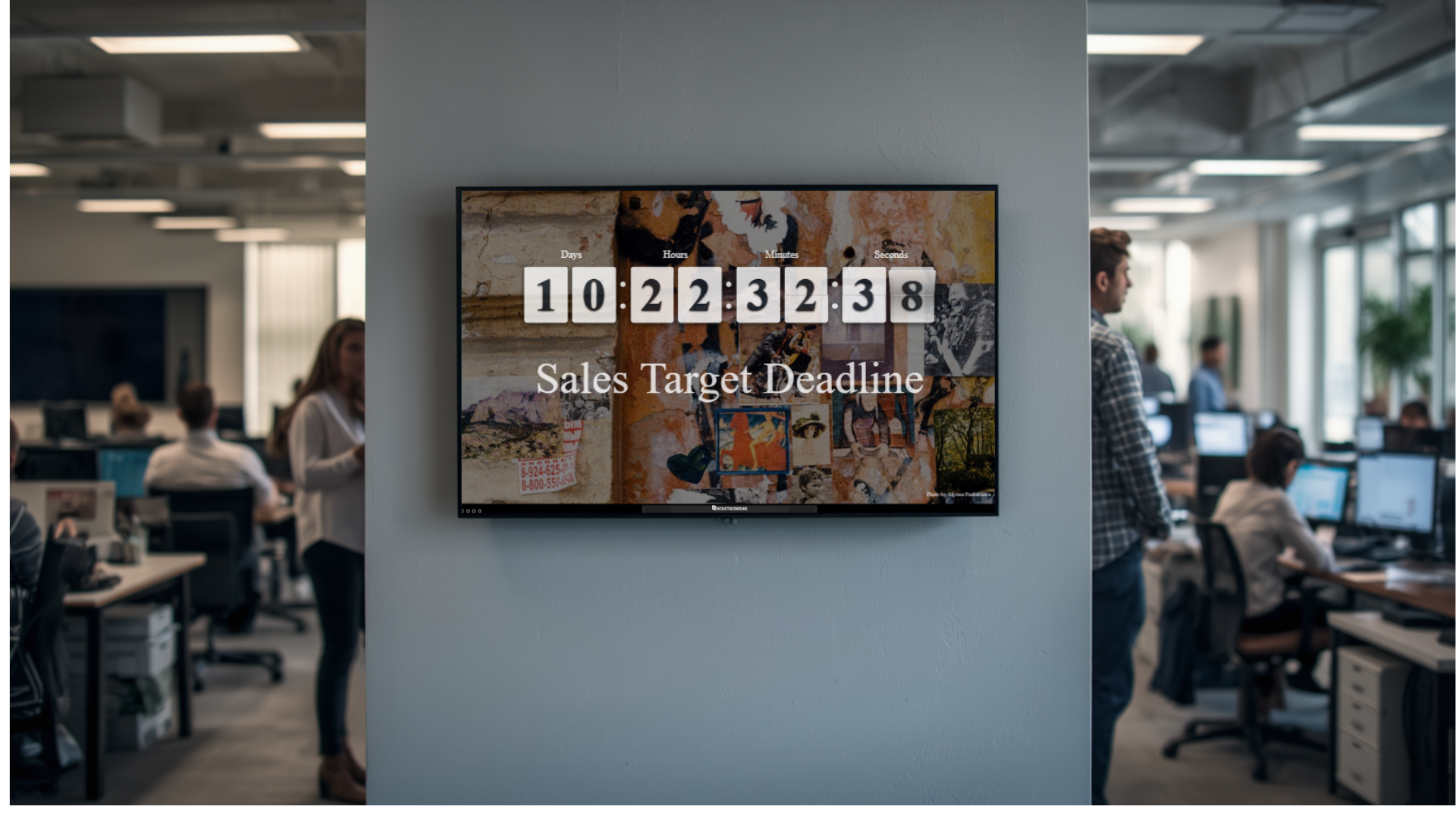 How to Use a Countdown Timer on Office TVs to Improve Team Focus and Accountability