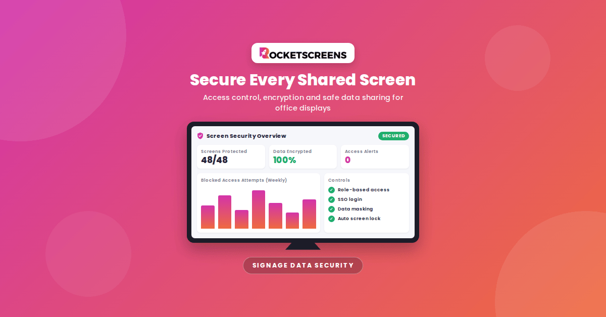 Digital Signage Security Guide for Shared Screen Data