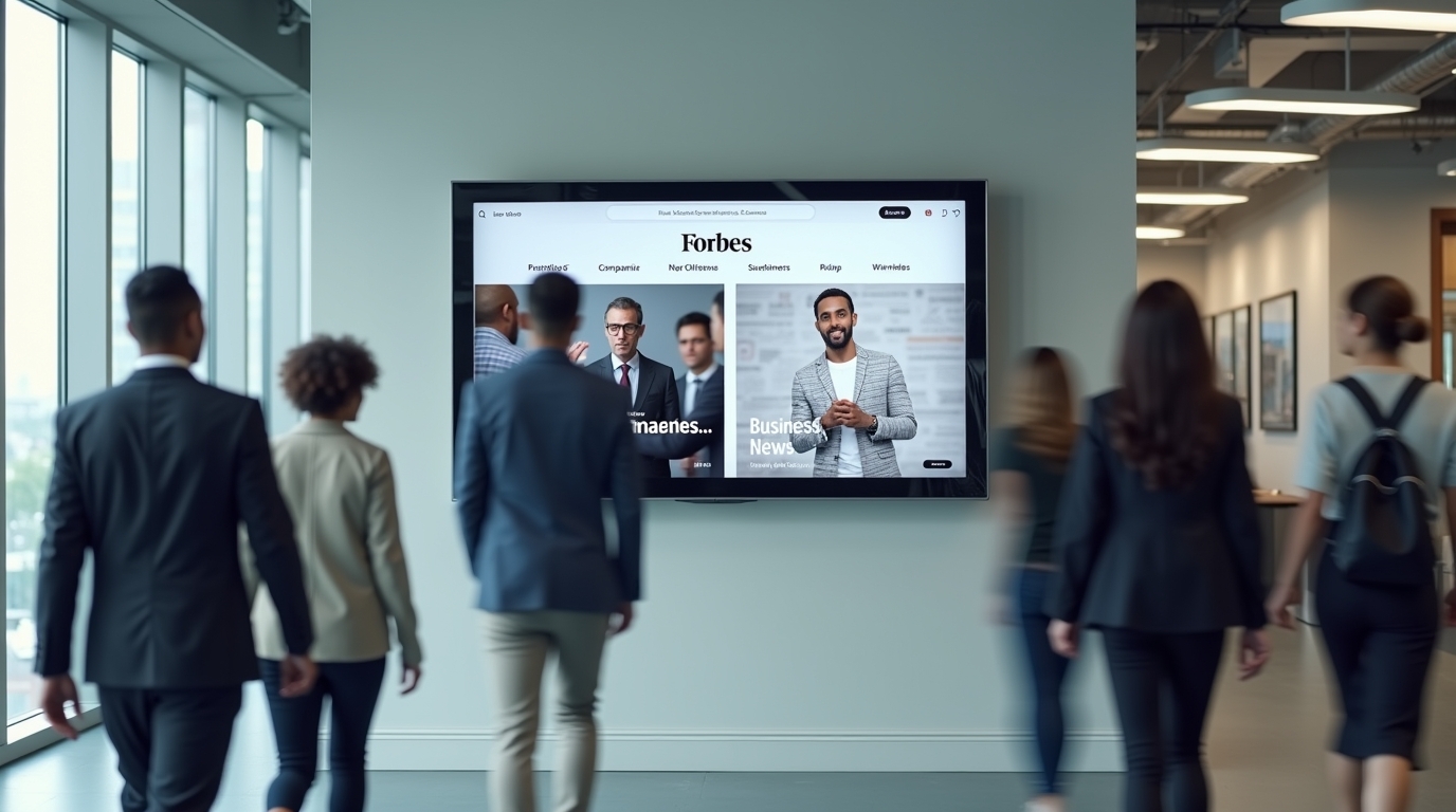 How to Display Forbes News on Digital Signage