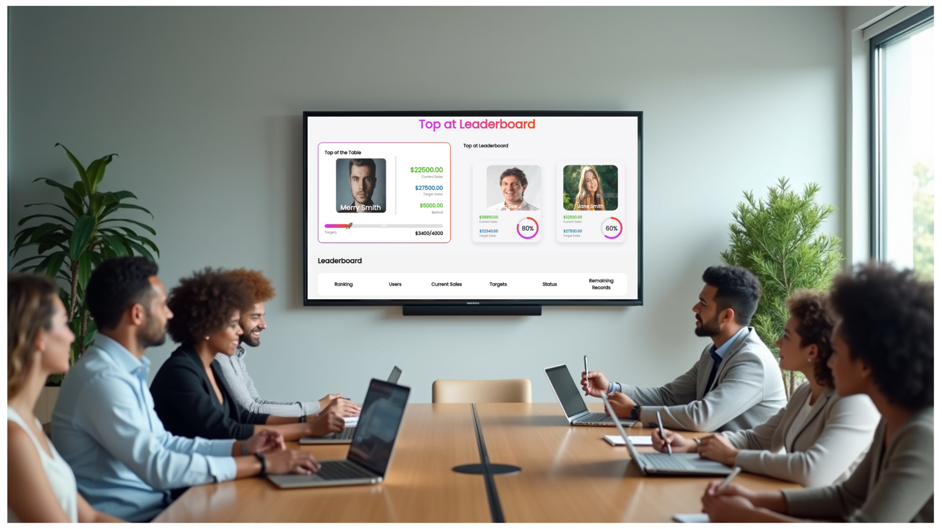 HubSpot RocketRankings: Live HubSpot Sales Leaderboards on Office Screens
