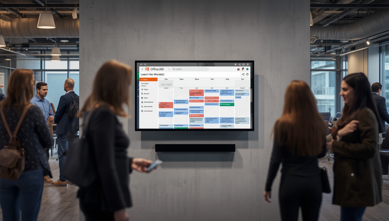 How to Display Office 365 Calendar on TV Screens for Workplace Transparency