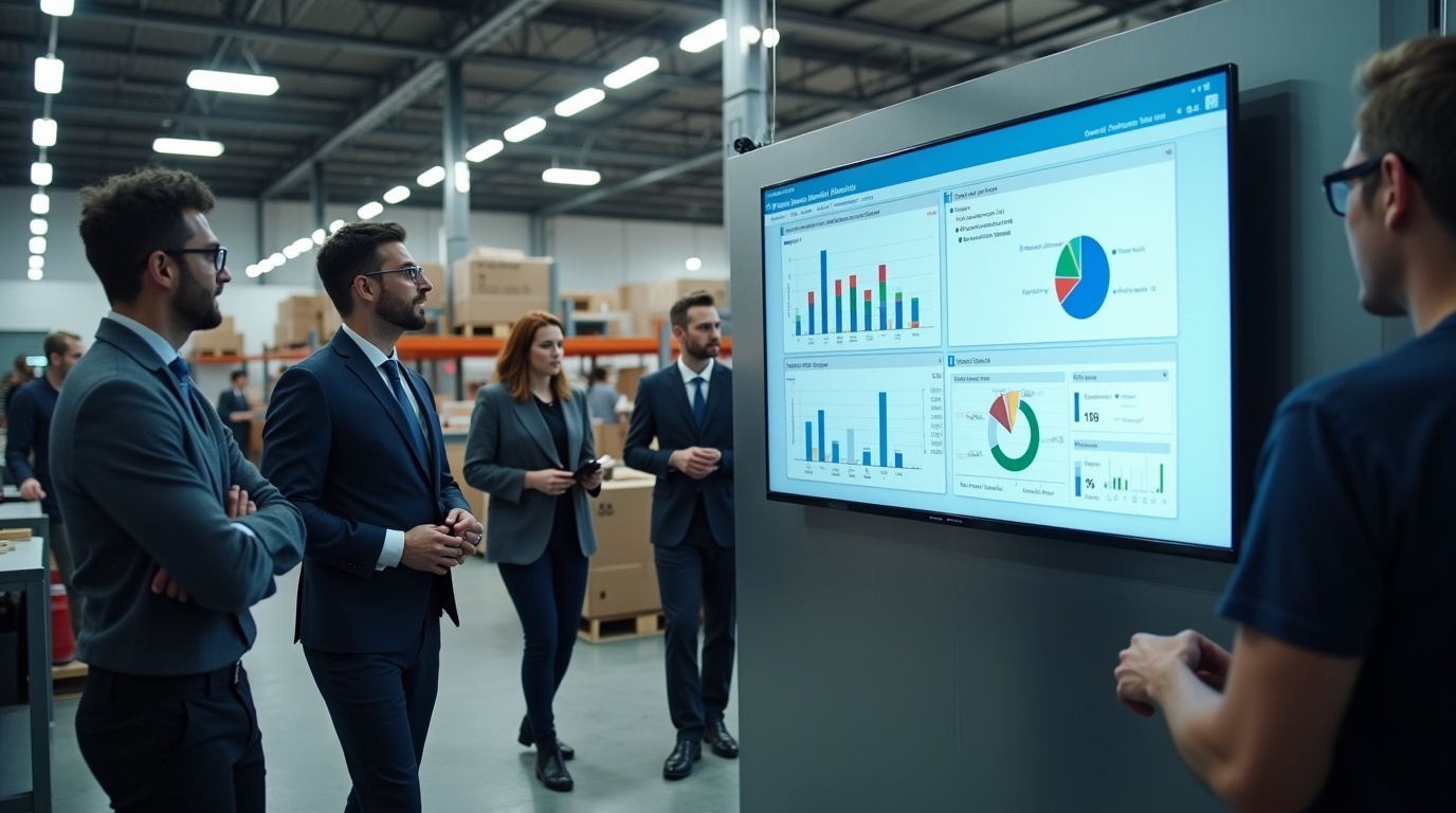 Power BI Manufacturing Dashboards: Real-Time Factory Floor KPIs on TV Screens