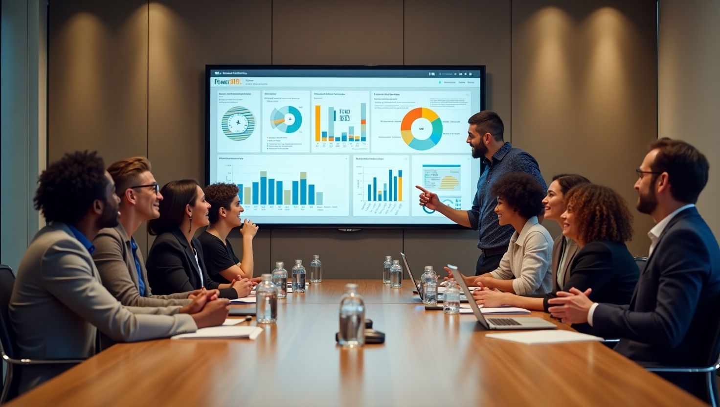 Designing Power BI Dashboards Optimized for Large Screen Display
