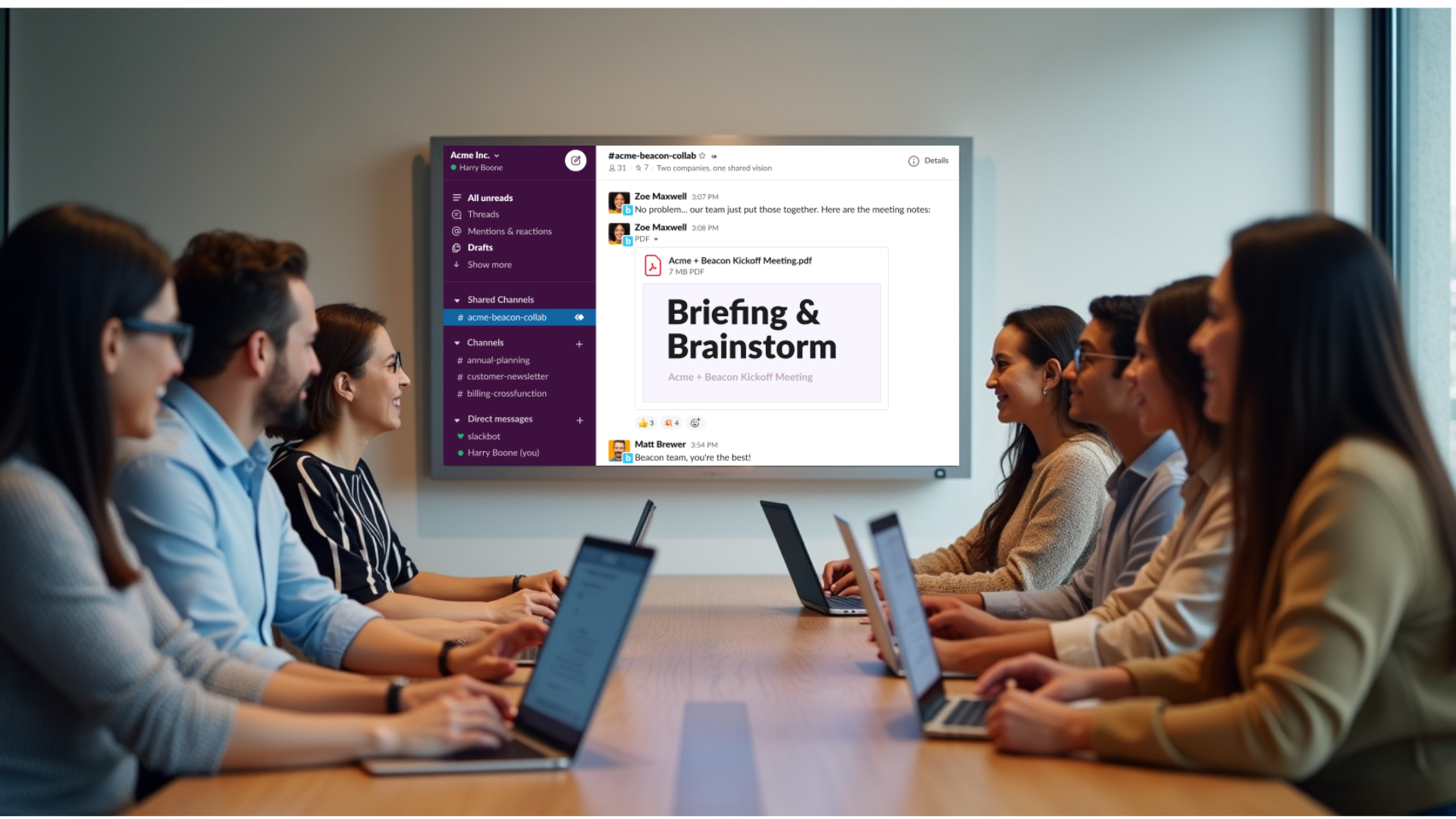 How to Turn Slack into a Live Office Communication Board with Digital Signage
