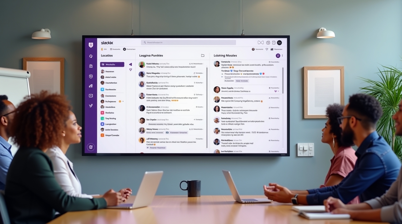 Beyond the Desktop: Why Your Office Needs Slack on Digital Signage