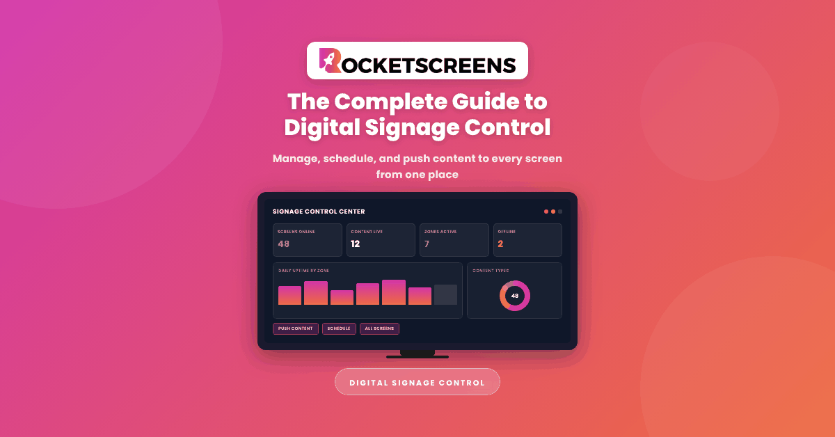 The Complete Guide to Digital Signage Control